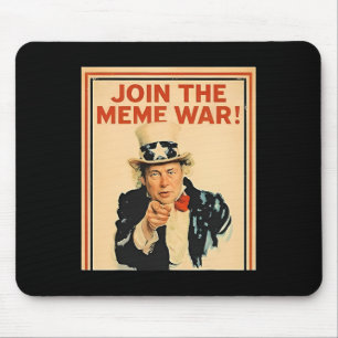 Join The Meme War Trump Mouse Pad