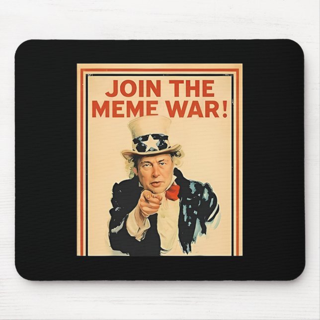 Join The Meme War Trump  Mouse Pad (Front)