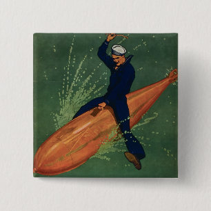 Join the Navy 15 Cm Square Badge