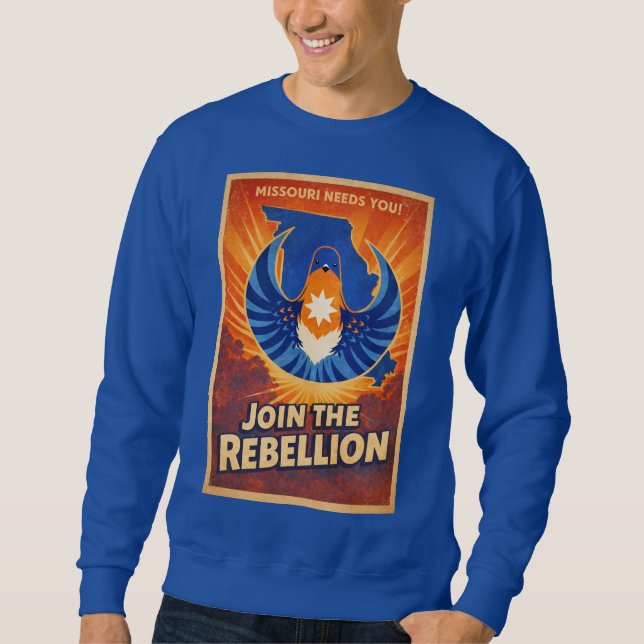 Join the Rebellion Missouri Rebel Star Bird Shirt  (Front)
