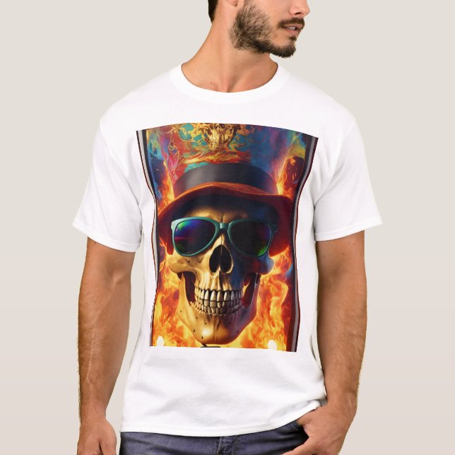 Join the Rebellion: Skull & Crossbones Rock Concer T-Shirt (Front)