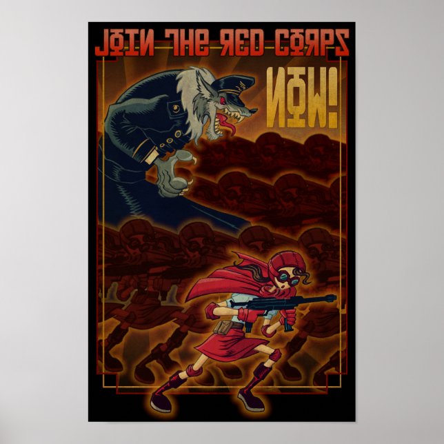 Join The Red Corps Poster (Front)