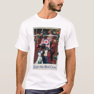 Join the Red Cross - Man with Dog (US00292) T-Shirt