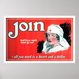 Join the Red Cross (US00027A) Poster