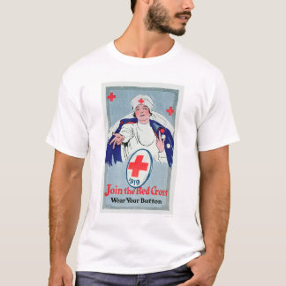 Join the Red Cross - Wear your Button (US00028) T-Shirt
