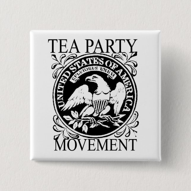 JOIN THE REVOLUTION 15 CM SQUARE BADGE (Front)