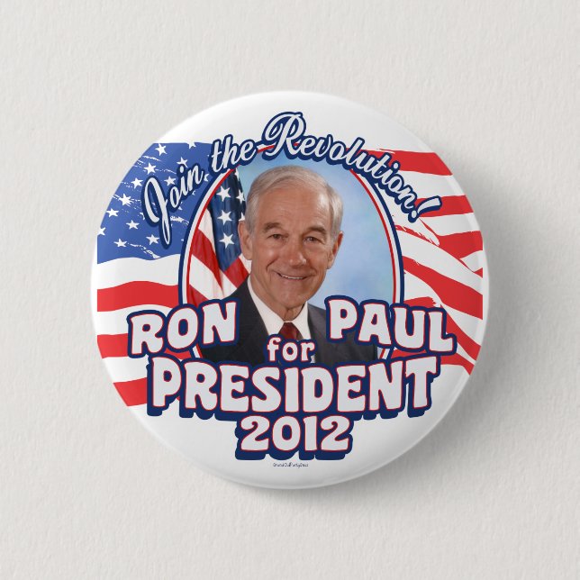 Join the Revolution 2012 6 Cm Round Badge (Front)