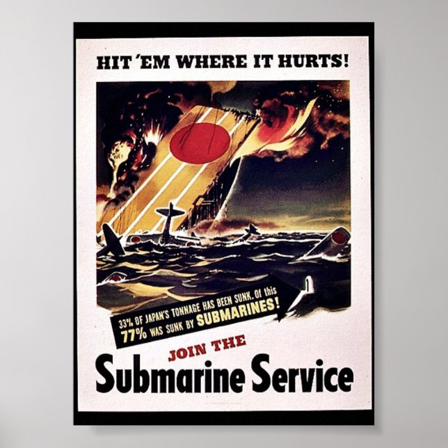 Join The Submarine Service Poster (Front)