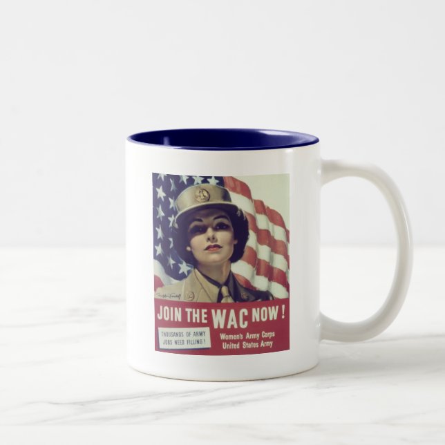 JOIN The WAC NOW Two-Tone Coffee Mug (Right)