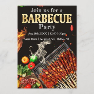 Join Us For A Barbecue Party Invitation