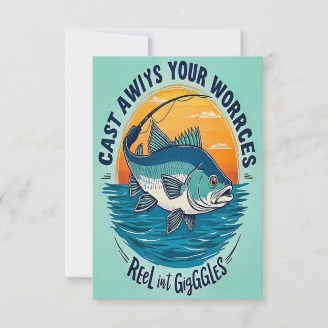 Join Us for a Cast Away Celebration Invitation (Front)
