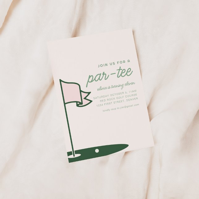 Join Us For A Par-Tee Golf Birthday Party Invite (Creator Uploaded)