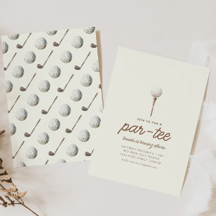 Join Us For A Par-Tee Golf Birthday Party Invite