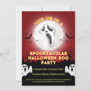Join us in a Spooktacular Halloween Boo Party Invitation
