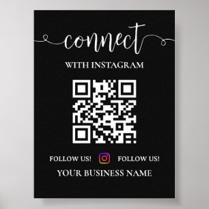 Join Us on Instagram QR Code Sign Instagram