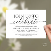 Join Us To Celebrate, Wedding Rehearsal Dinner