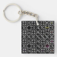 Joined at the Crossroads Acrylic Key Ring