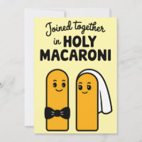 Joined Together In Holy Macaroni Funny Pasta