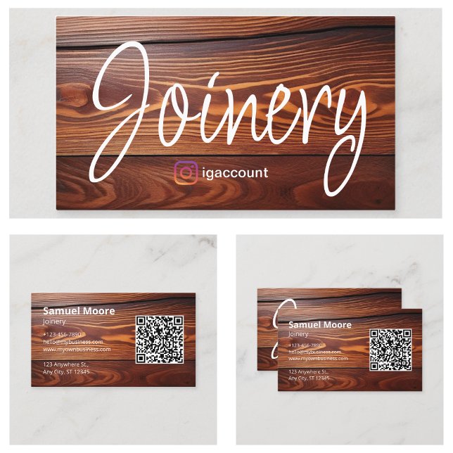 Joinery Lumber Work Business Card (Joinery Lumber Work Business Card
)
