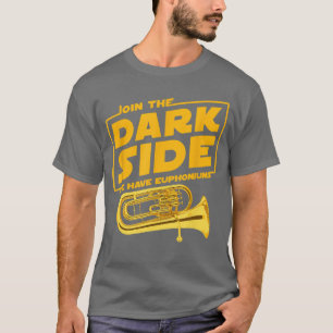 Joinhe Dark Side Euphonium Playershirt 8 Royal Blu T-Shirt