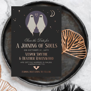 Joining of Souls Ghosts Lesbian Save the Date