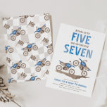 Joint 5th & 7th Dirt Bike Birthday Invitation<br><div class="desc">Joint 5th & 7th Dirt Bike Birthday Invitation.
Ready to be personalised by you!</div>