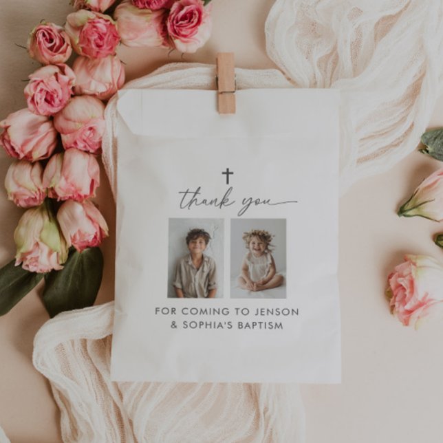Joint Baptism 2 Photo Favour Bags (Creator Uploaded)