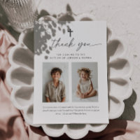 Joint Baptism 2 Photo Welcome Sign