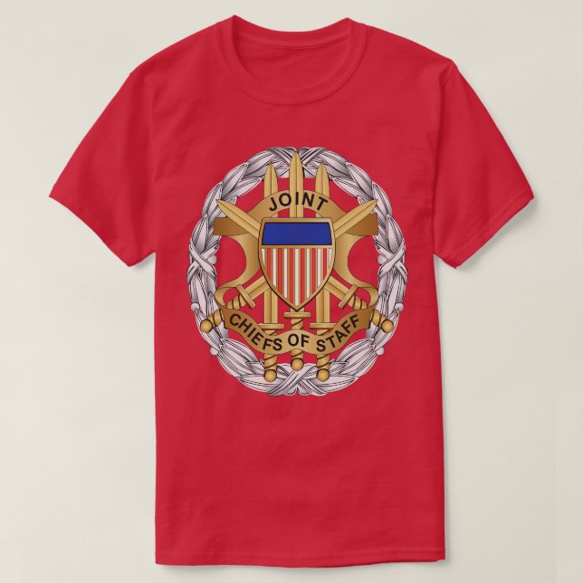 Joint Chiefs of Staff Service Badge wo Txt X T-Shirt (Design Front)