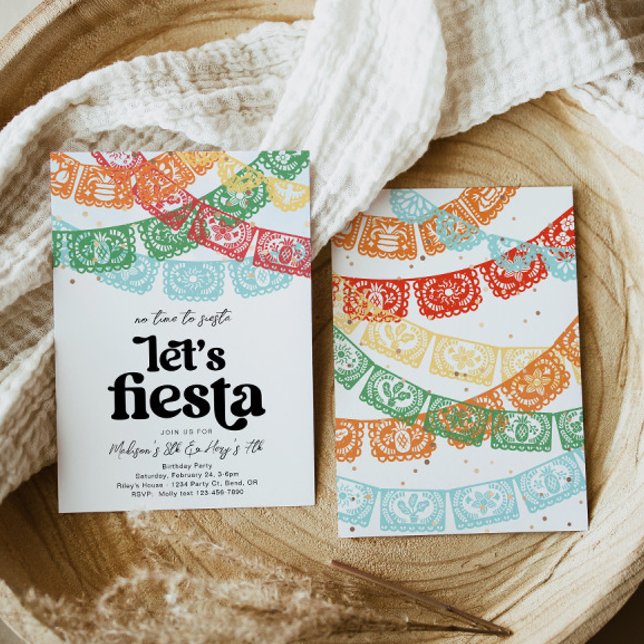 Joint Fiesta Birthday Invitation (Creator Uploaded)