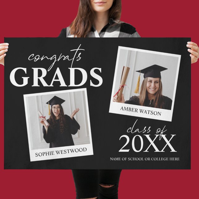 Joint Graduation Party | 2 Photo Poster (Creator Uploaded)