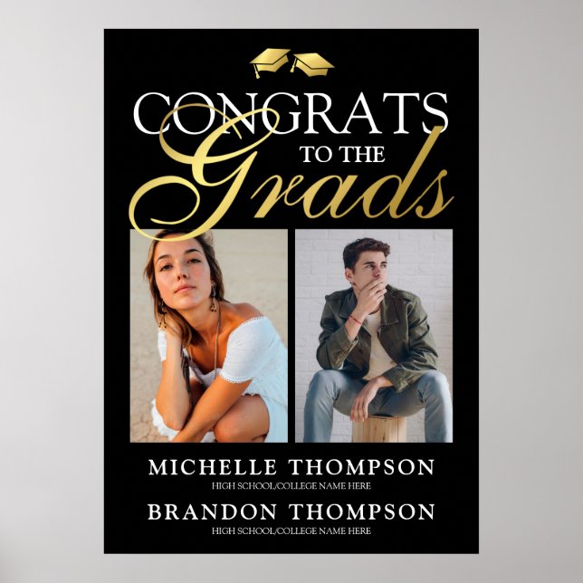 Joint Graduation Party Poster (Front)