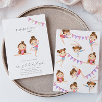 Joint Gymnastics Birthday Invitation