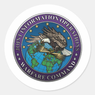 Joint Information Operations Warfare Centre Classic Round Sticker