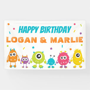 Joint Monster Birthday Party Sign