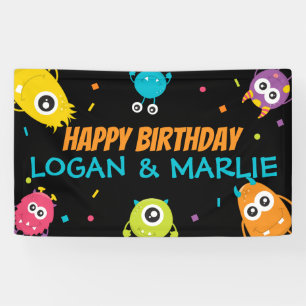 Joint Monster Birthday Party Sign