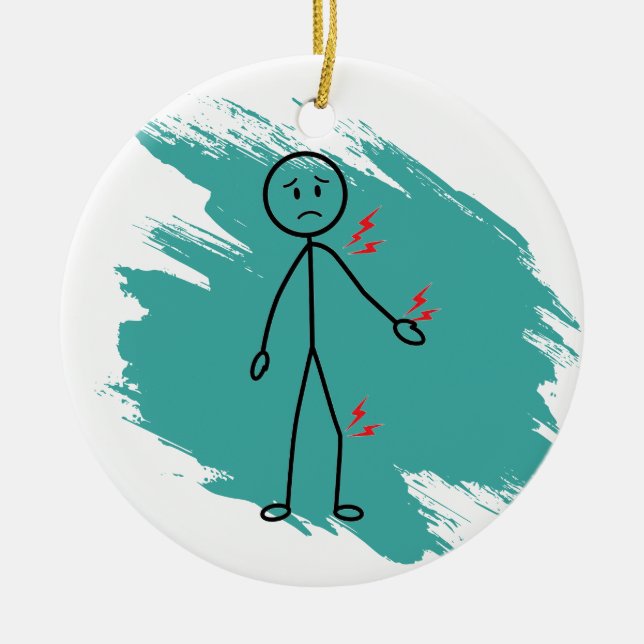 Joint Pain Autoimmune Humour Custom Funny Ornament (Front)
