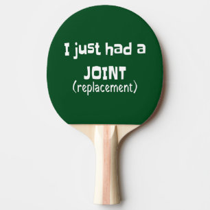 Joint Replacement Humour Funny Novelty Ping Pong Paddle