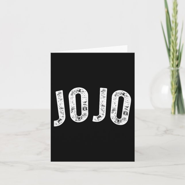 Jojo  card (Front)