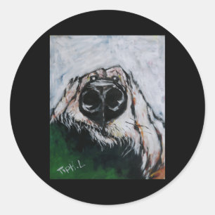 Jojo The Dog  Classic Round Sticker