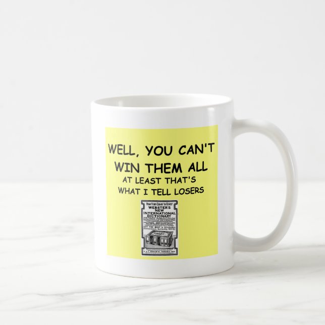 joke for winners! coffee mug (Right)