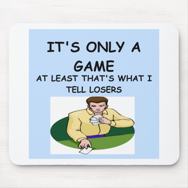 joke for winners! mouse pad (Front)