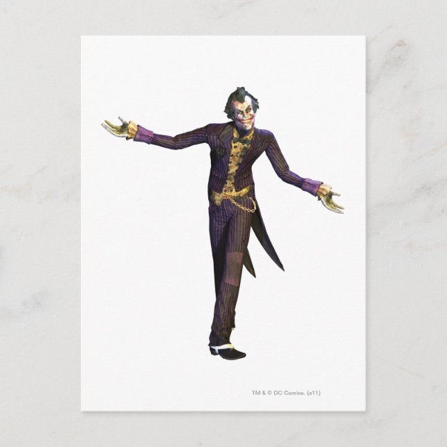 Joker Arms Out Postcard (Front)