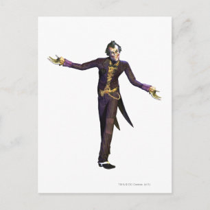 Joker Arms Out Postcard