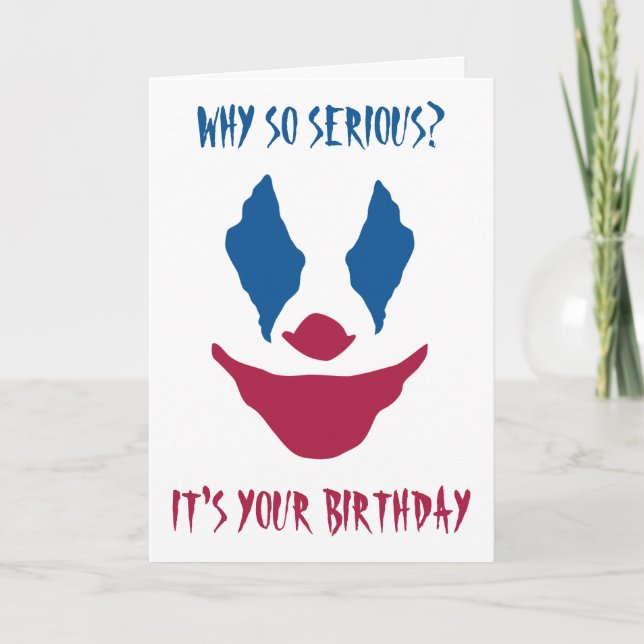 joker birthday card (Front)