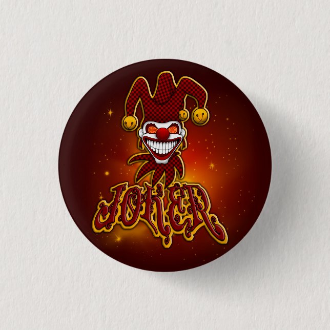 Joker Button (Small) (Front)