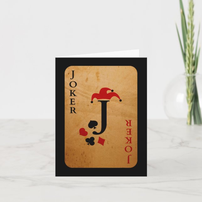 Joker Card Costume  Halloween Deck of Cards (Front)