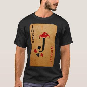 Joker Card Costume Halloween Deck Of Cards  T-Shirt