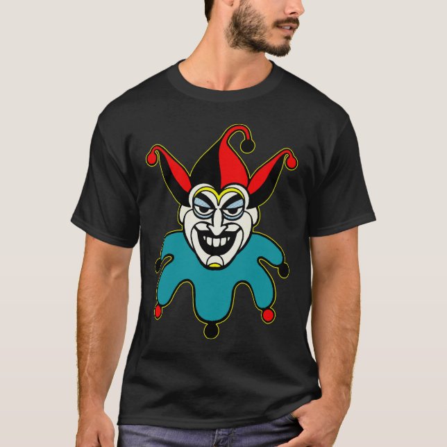 joker card face T-Shirt (Front)