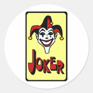 Joker Classic Round Sticker